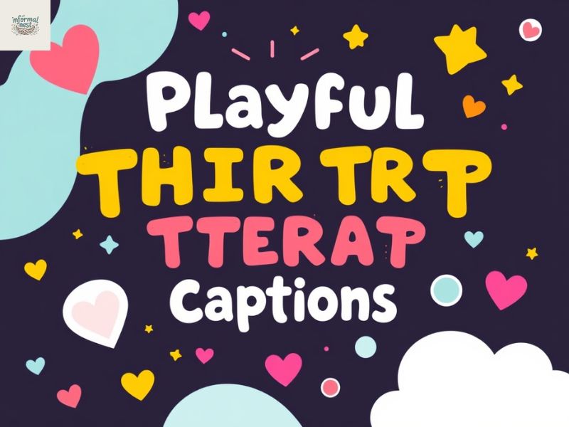 Playful Thirst Trap Captions